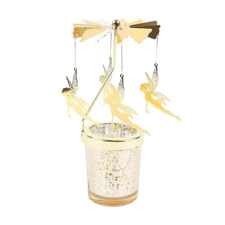 Telysholder Roterende Spinning Lysestake FAIRY FAIRY