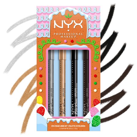 Nyx Professional MakeUp Holiday Epic Wear Liner Stick Kit 1pz - Eyeliner