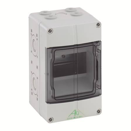 Spelsberg 73640501 Normkapsling Type: AKi, IP65 5 moduler, Elfordeling & strømforsyning