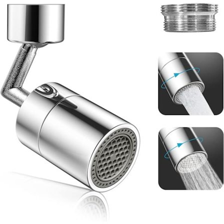 Smal Kökskran, Multi-vinkel Svängbar Kranpip, Vattenflöde