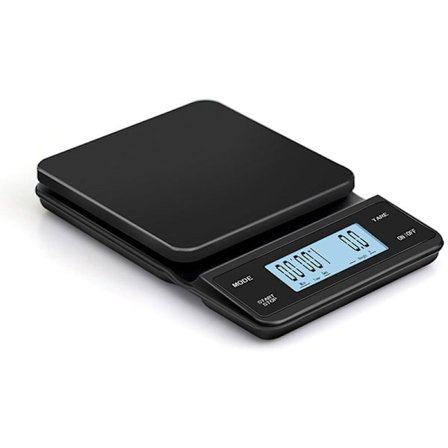 Elektronisk vekt LCD trykkskjerm USB-lading barvekt timing kjøkkenvekt håndkaffe elektronisk vekt