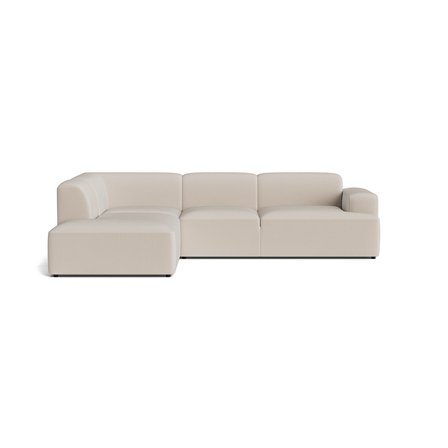 Madrid Ecksofa, links, Anthology Grün, klassisches Floater-Sofa mit tiefen Sitzen, breiter Chaiselongue, geräumiges Design, Höhe 75cm