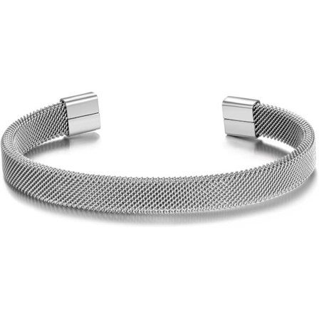 Silver Herr Armband i Stålnät