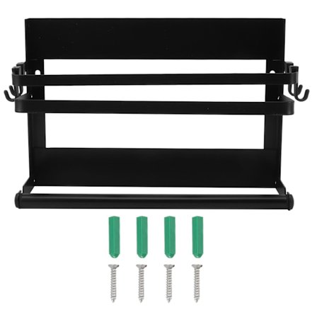 Magnetisk Veggmontert Krydderhylle Sammenleggbar Kjøleskapsorganisator Enkelt Lag