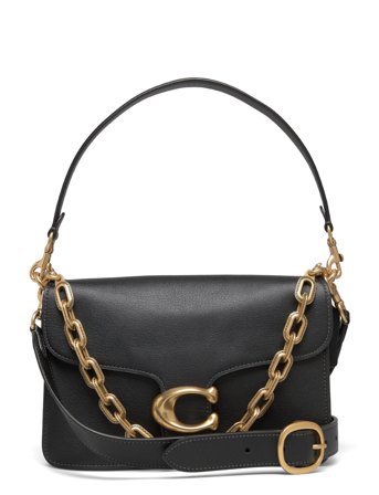 Coach Chain Tabby Shoulder Bag - Black - ONE SIZE