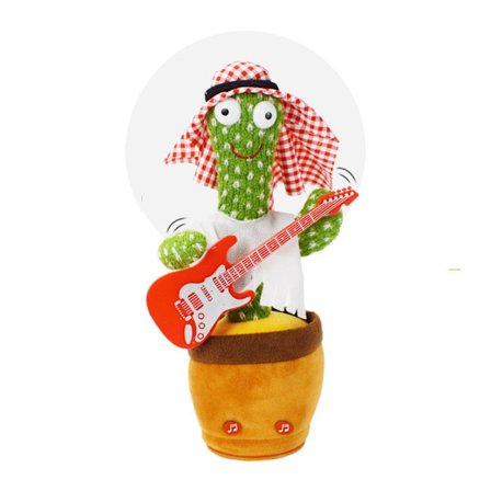 Sings Dance Repetitive Talking Cactus Toy