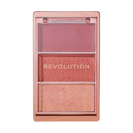 Revolution Blush Icon Palette Rouge & solpuder Dam Rosa 8,4g