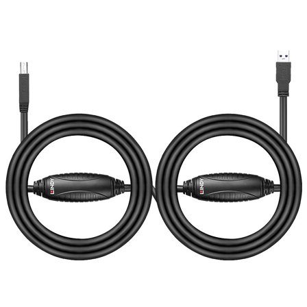 Lindy USB-kabel - USB-type A til USB Type B - 10 m