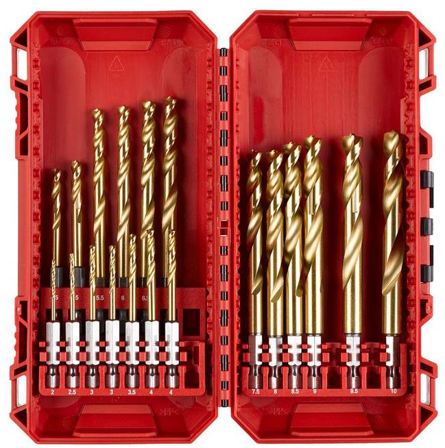 Milwaukee HSSG-TIN POF 19P Metallborsett 19 deler, Maskintilbehør & forbruk