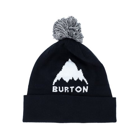 Burton - Svart pom Beanie - Recycled Trope Beanie True Black Pom @ Hatstore