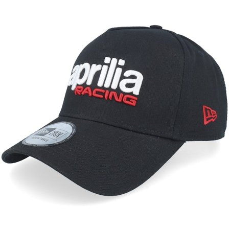 New Era - Motor Schwarz adjustable Cap - Aprilia Essential 9FORTY Black A-frame Adjustable @ Hatstore