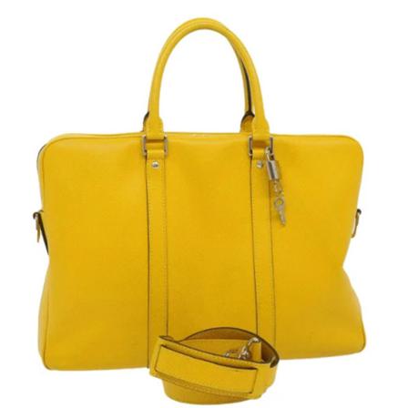 Louis Vuitton Vintage Pre-owned Leather louis-vuitton-bags Gul, Dame Vintage Tasker, Størrelse: ONE Size