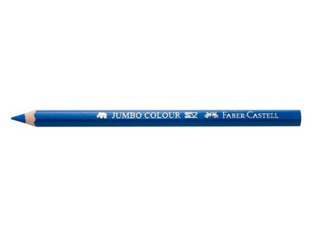 FABER-CASTELL Färgpenna, Jumbo, sexkantig pennkropp, blå 12/fp - Lyreco - Skola och förskola - Pennor och tillbehör - Färgpennor - Jumbo