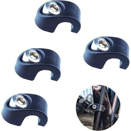 4 st Bromsvajerkämmor Avtagbara Cykelvajerkämmor Cykelvajerclips Gaffel Bromsvajerhölje Klämmor för Mountainbike