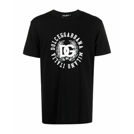 Dolce & Gabbana T -shirt with printed Sort, Herre T-shirts