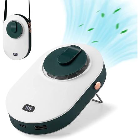 Bærbar nakkeventilator, håndfri minivifte taljeklemmeventilator YIY