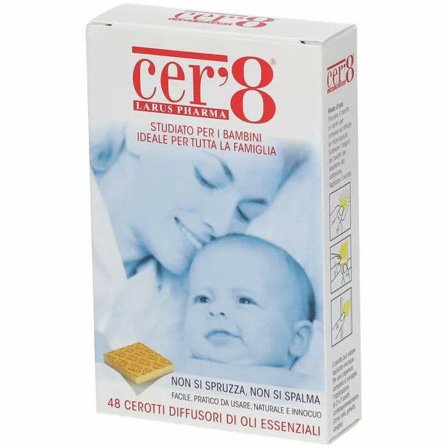 Cer'8 Family 48 Cerotti Oli Essenziali per Benessere Famigliare