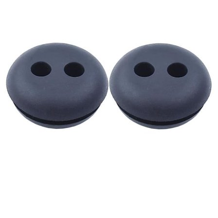 2-hulls drivstoffgasstank Gummigjennomføring Kompatibel med Stihl Husqvarna Homelite 2PC Hg