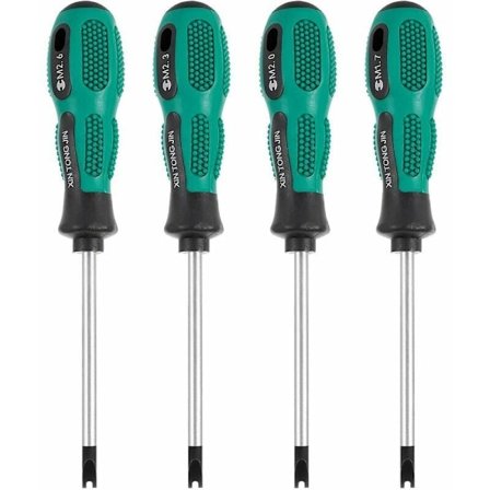 4 st/set skruvmejselbitar skruvmejsel U-gaffel magnetisk spårskruvmejsel CR-V multifunktionsverktygssats hand