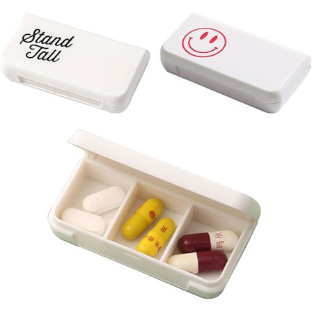 3 Små Pilleæsker, Daglige Pilleæsker, Lommemedicinæske