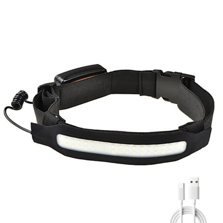 Sportsløbebælte Beam Light USB-opladning Udendørs Fitnessbelysning Vandtætte løbelys til bjergbestigning og cykling