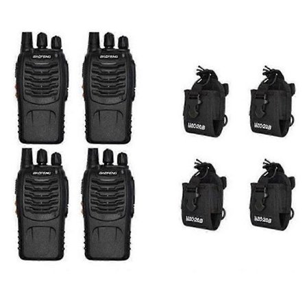 Walkie Talkie Bf-888S | 4 stk. | Walkie Talkie Sæt
