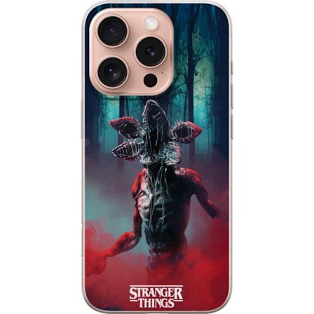 Kompatibelt Mobilskal till Apple Apple iPhone 16 Pro Stranger Things Netflix 80-tals mystik skräck