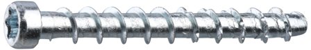 Grabber CTX60Z200 Betonskrue til lister & sokler 4,5 x 60 mm, Zink 200-pak, Befæstelse