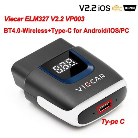 ODB2 Bildiagnostisk Auto OBD-skanner VP003 VP003