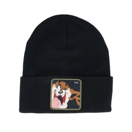 Capslab - Svart cuff Beanie - Looney Tunes Taz Beanie Black Cuff @ Hatstore