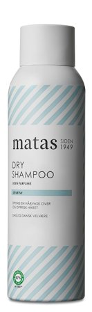 Matas Striber Dry Shampoo Uden Parfume 200 ml, Hår, Hårstyling, Tørshampoo