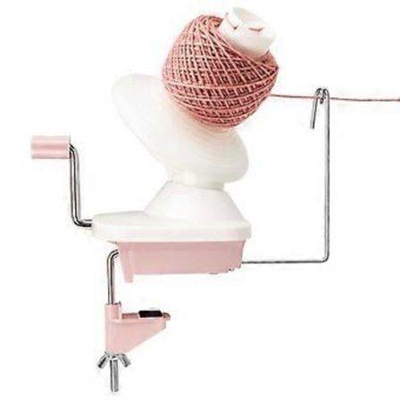 [PLEE] Garnvinda Manuel Enkel Garnspinder Bærbar Garnnøgleopruller til Hækling Strikning