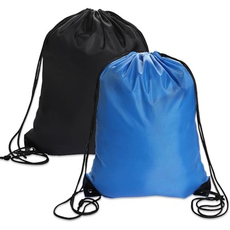 2 stk Drawstring Rygsæk Drawstring Taske Pakning Drawstring Gym Taske Svømmetaske
