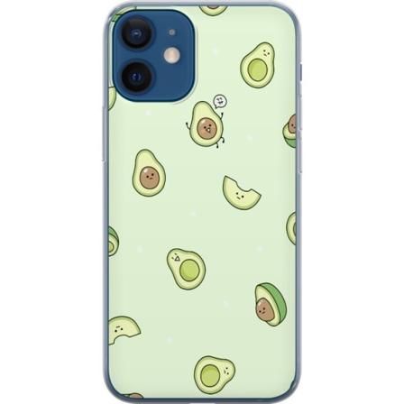 Apple iPhone 12 Läpinäkyvä kuori Avokado