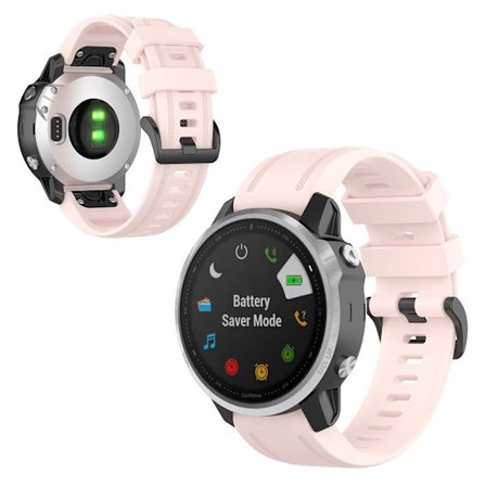 Garmin Fenix 6S hållbar klockarmband - Light rosa