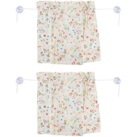 2 st enkla solskyddsgardiner justerbara bil sidofönster gardiner