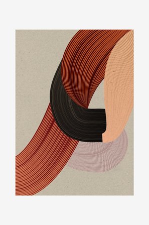 Malerifabrikken - Poster Fibers 6 - Flerfarvet - Posters - Fra Homeroom