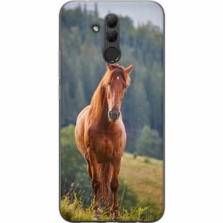Huawei Mate 20 Lite Genomskinligt Skal Hästar