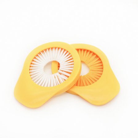 Internationell majskolvssilkesborste, standard, gul, kardad-