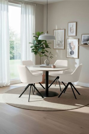 Homeroom Collection - Ralf 2-pack ruokailutuoli - Beige - Tuolit - - Homeroom