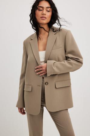 NA-KD Trend Blazer oversize - Sets - Beige - EU 40