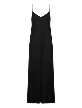 Weekday Flowy Maxi Dress - Black - L