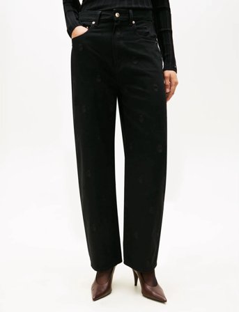 Tommy Hilfiger Dnm Ao Crest Black Barrel Rw - Black - 28 x 32