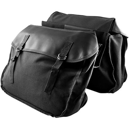 Musta moottoripyörän satulalaukku Universaali moottoripyörän matkasatulalaukut Skootterin sivulaukku S-portster H-onda Y-amaha S-uzuki K-awasaki