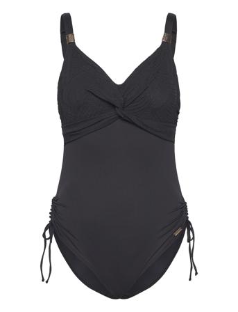 Ottawa Uw Twist Front Swimsuit With Adjustable Leg Fantasie Black