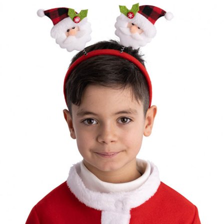 Hårbøjle med Julemænd