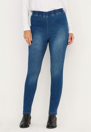 Cellbes of Sweden - Denimleggings - mellan denim - för damer - 42/44