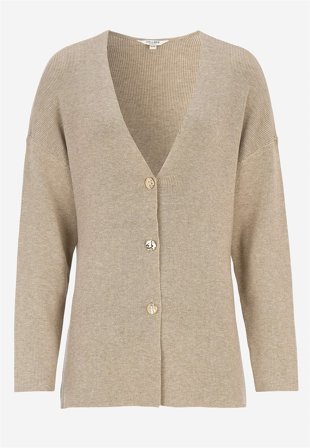 Cellbes of Sweden - Finstickad cardigan - beige - för damer - 58/60