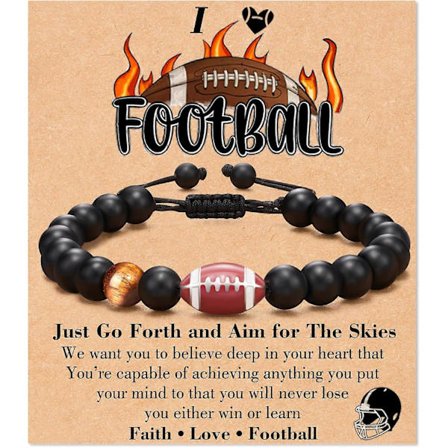 Volleyball/Basketball/Fotball/Softball/Baseball Armbånd Gaver til Gutter Jenter, Tenåringsgutter/Jenter Gaveideer til Jul Konfirmasjon Bursdag