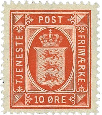 Danmark 1917 - Tjenestemærke AFA 15 - Postfrisk